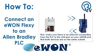 Connecting eWON Flexy to Allen Bradley PLC [upl. by Goldia456]