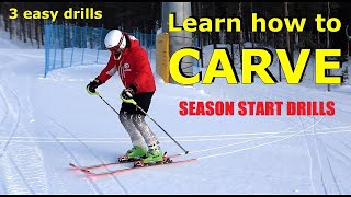 Learn how to CARVE  3 EASY DRILLS [upl. by Kcirtap]