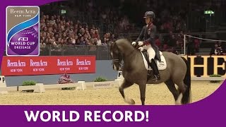 Charlotte Dujardins World Record Breaking Freestyle test at London Olympia [upl. by Jessi]