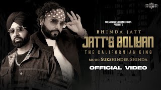 JATTS BOLIYAN  BHINDA JATT  SUKSHINDER SHINDA  Official Video Song  Latest Punjabi Song 2025 [upl. by Ahsiemaj]