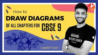 How to Draw Diagrams of all Chapters for CBSE Class 9 Biology  Science Diagrams  Vedantu [upl. by Sorgalim]