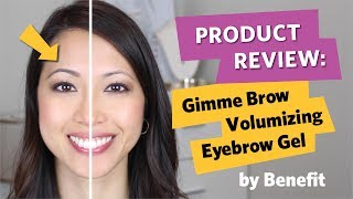 Gimme Brow Volumizing Fiber Gel Review  Gimme Brow Benefit [upl. by Evelyn]