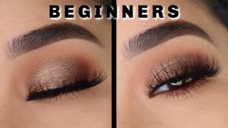 EASY Eyeshadow Tutorial For Hooded Eyes [upl. by Ayekahs]