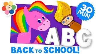 Back to School Learning Videos  Preschool Cartoons for Kids  Phonics Numbers amp more  BabyFirst [upl. by Keifer]