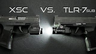 Surefire XSC vs Streamlight TLR7 Sub  Best Subcompact light for a Sig Sauer 365 [upl. by Nnyrat768]