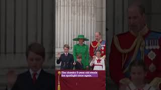 Prince Louis Steals The Show At Trooping The Colour 👑 [upl. by Aisinoid]