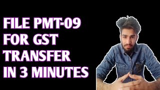 How to transfer CGST to SGST SGST to IGST IGST to CGST IGST to SGST Cash Ledger through PMT09 [upl. by Pomfret]