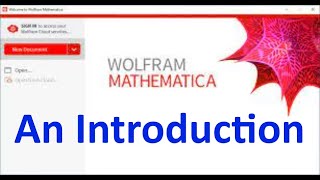 Introduction to Mathematica [upl. by Anileuqcaj]