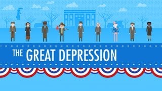 The Great Depression Crash Course US History 33 [upl. by Llevram613]