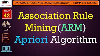 L42 Association Rule MiningARM  Apriori Algorithm  Example  Data Mining Lectures in Hindi [upl. by Hentrich]