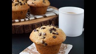 BAKERY STYLE CHOCOLATE CHIP MUFFINS [upl. by Melania]