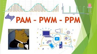 Modulación PAM PPM PWM [upl. by Sirret]