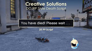 Creative Solutions x OCRP  DOJRP Style Death Script [upl. by Jonny]