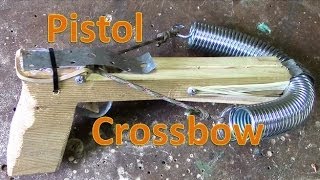 How To Make A Pistol Crossbow  blue prints  tutorial [upl. by Sherwood]