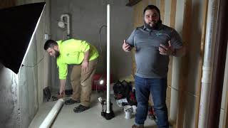 Radon Mitigation System Installation [upl. by Harsho]