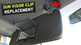 SUN VISOR CLIP REMOVAL REPLACEMENT [upl. by Oilicec]