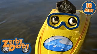 Zerby Derby  BOAT HOUSE  Zerby Derby Season 1  Kids Cars  Kids TV Shows [upl. by Na480]