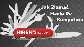 Jak złamać hasło do każdego Windowsa Hirens Boot CD [upl. by Huntingdon]