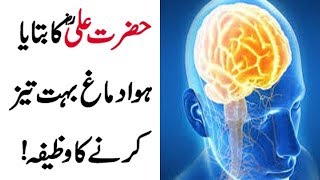 Wazifa Told By Hazrat Ali RA For Increase Memory  Qurani Wazaif [upl. by Nicholle833]