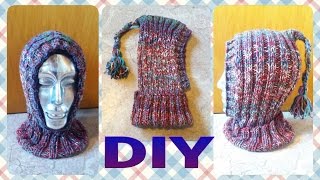 DIY • Kindermütze stricken  Schlupfmütze  Schalmütze  Rollkragenmütze  Julebuergerfee [upl. by Elatsyrk623]