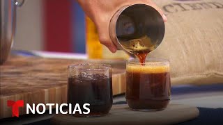 Café carajillo cómo prepararlo paso a paso y qué licor usar  Noticias Telemundo [upl. by Eirek678]