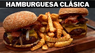 Hamburguesa Clásica a la parrilla  La Capital [upl. by Svetlana]