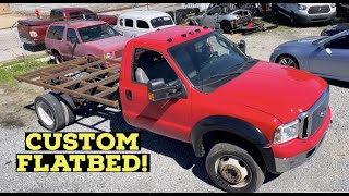 Building a custom flatbed for our F550 project [upl. by Matronna28]