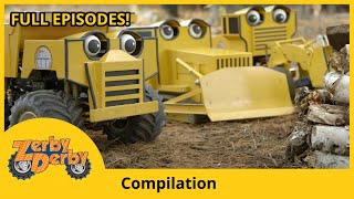 Zerby Derby  DIGGERS AND DIRT  Compilation  Full Episodes  Kids Cars [upl. by Nhoj]