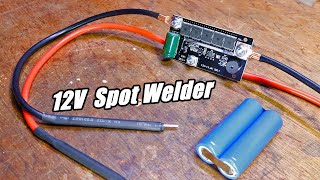 How to Install 12V Spot Welder set Portable Battery Spot Welding Storage Machine DIY PCB Circuit [upl. by Atekahs116]