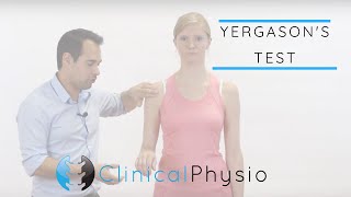 Yergasons Test  Clinical Physio [upl. by Rebak]