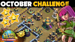 3 Star the October Qualifier Challenge in ClashOfClans [upl. by Sedda731]