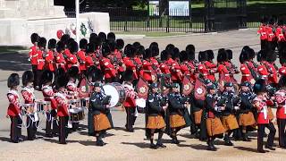 Trooping the ColourThe Irish Guards The Colonels Review 10th June 2017 [upl. by Godred]