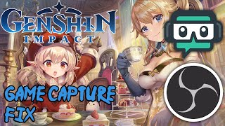 How to GAME CAPTURE Genshin Impact in STREAMLABS amp OBS [upl. by Loar369]