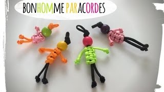 tuto bonhomme paracorde [upl. by Llirret]