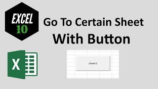 How to create button to go to certain sheet in excel [upl. by Adachi188]