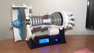 Fully Powered 3D Printed Jet Engine [upl. by Hassett]