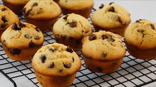 Chocolate Chip Muffin Easy Recipe [upl. by Haleak]