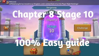 Lords mobile Vergeway chapter 8 stage 10 easiest guide [upl. by Tyika]