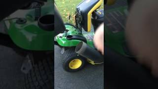 John Deere 100 series bagger install [upl. by Oderfliw717]