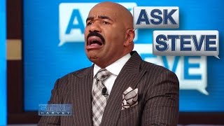 Ask Steve When do I swallow  STEVE HARVEY [upl. by Nohsyt]