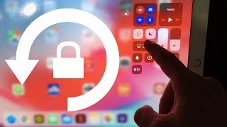 How to Unlock amp Lock Screen Rotation on iPad  iPad mini  iPad Pro iPad Air [upl. by Ardnikal]