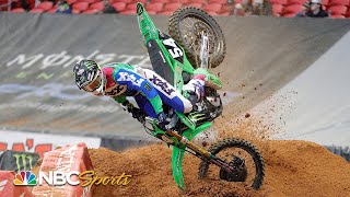 Wildest moments from the 2020 Supercross season so far  Motorsports on NBC [upl. by Eniamat984]