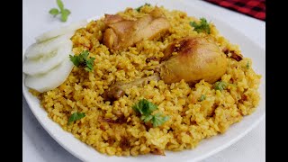 মুরগির মাংস দিয়ে ভূনা খিচুড়ি  Chicken Vuna Khichuri recipe bangali [upl. by Aggi205]