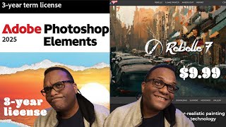 Adobe Photoshop Elements goes to a 3 year Subscription and Rebelle 7 Huge Sale [upl. by Duhl]