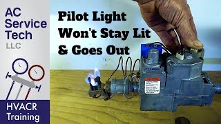 TOP 10 Reasons Why the Gas Pilot Light Goes Out amp Wont Stay Lit [upl. by Ordnassela]