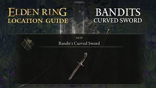 Elden Ring  Bandits Curved Sword Location  Weeping Peninsula [upl. by Cristin941]