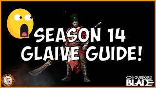 Conquerors Blade Glaive Guide For Season 14 [upl. by Mears]