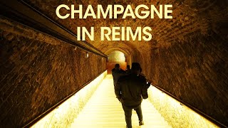 Reims Champagne 🥂🍾🥂  A Day Trip From Paris By Train [upl. by Ymmor218]