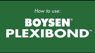 How to use BOYSEN Plexibond [upl. by Chui229]