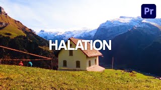 Efecto HALATION en PREMIERE PRO [upl. by Aiclid]